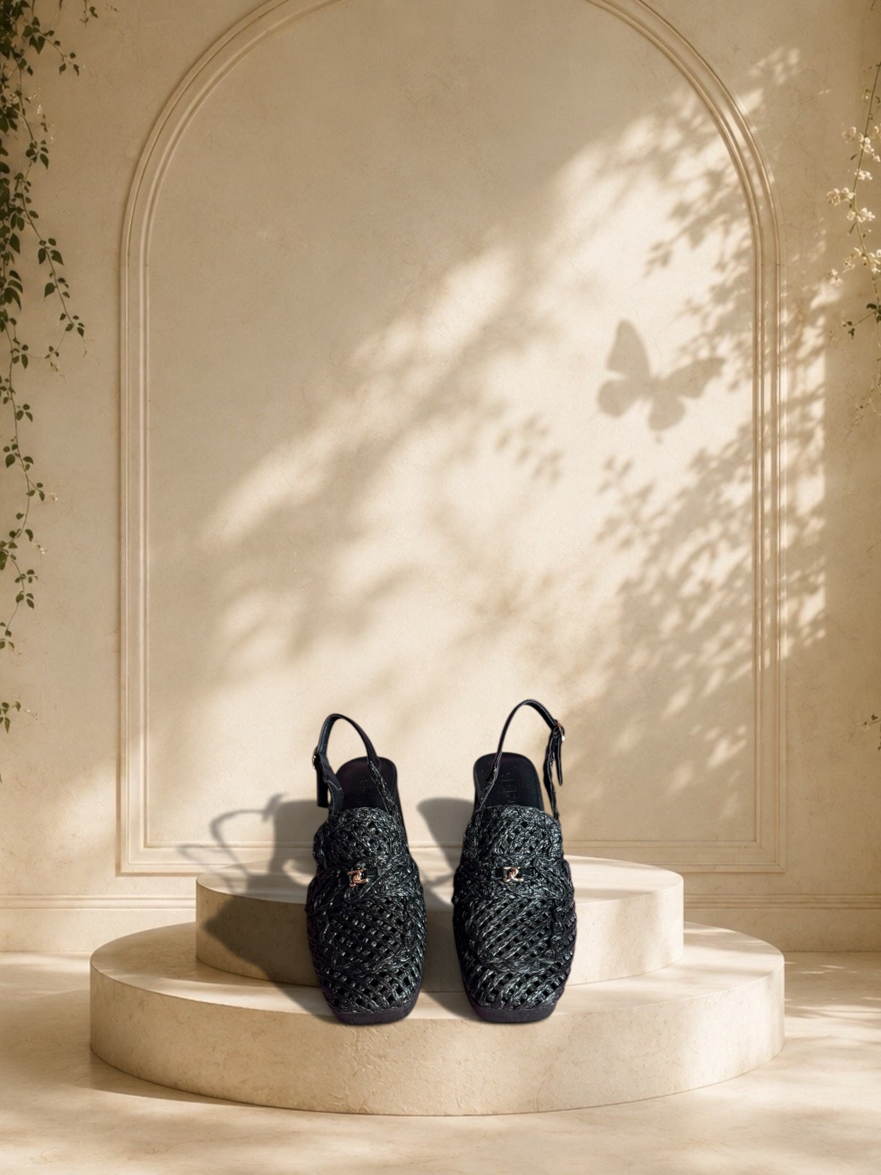 Aerosoles Santiago Raffia Platform Pumps