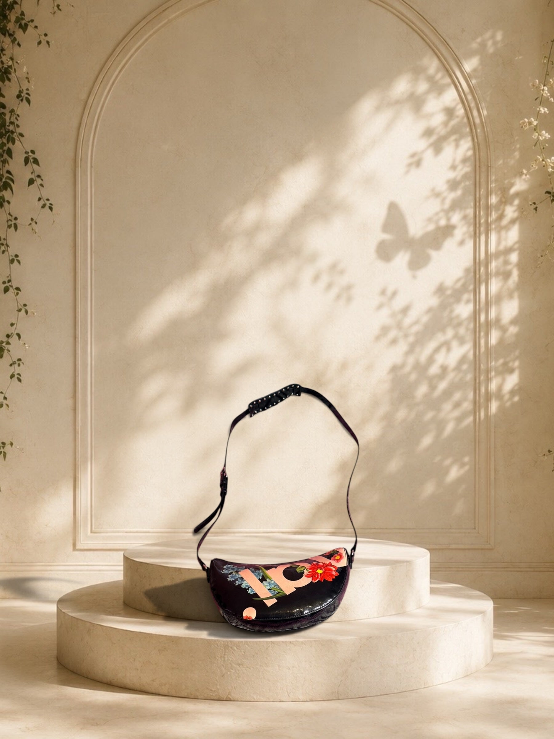 Desigual Floral Crossbody Shoulder Bag