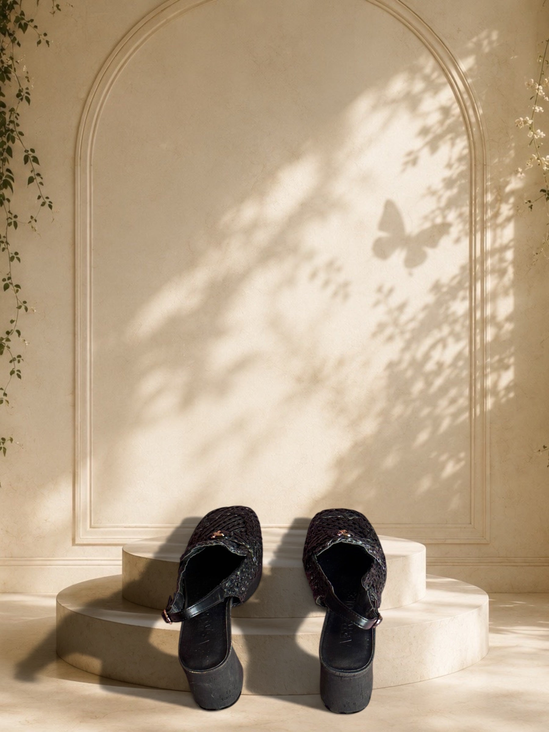 Aerosoles Santiago Raffia Platform Pumps